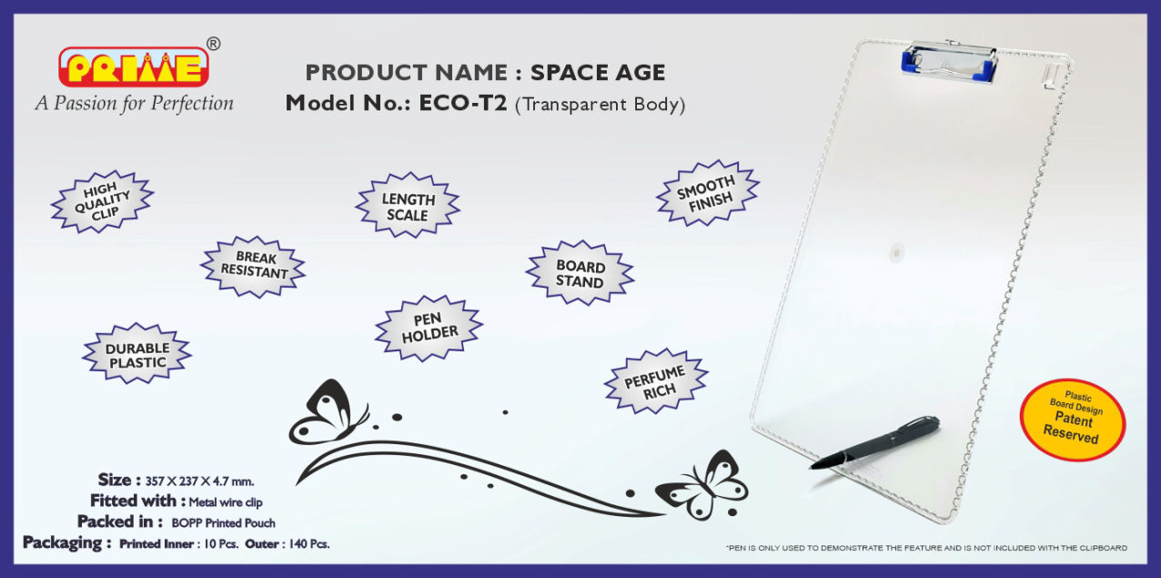 ECO-T2 Plastic Clipboard